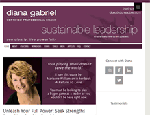 Tablet Screenshot of dianagabriel.com